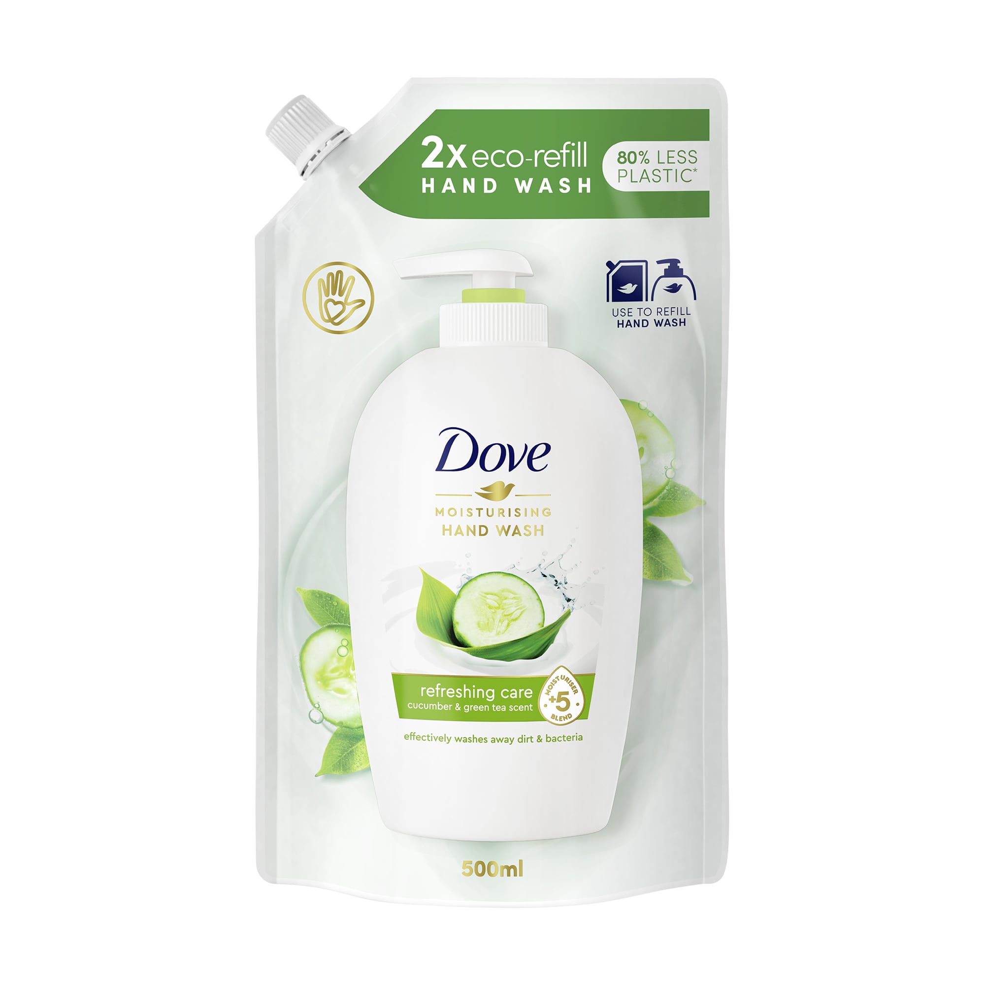 Рідке крем-мило Dove Дотик свіжості, 500 мл